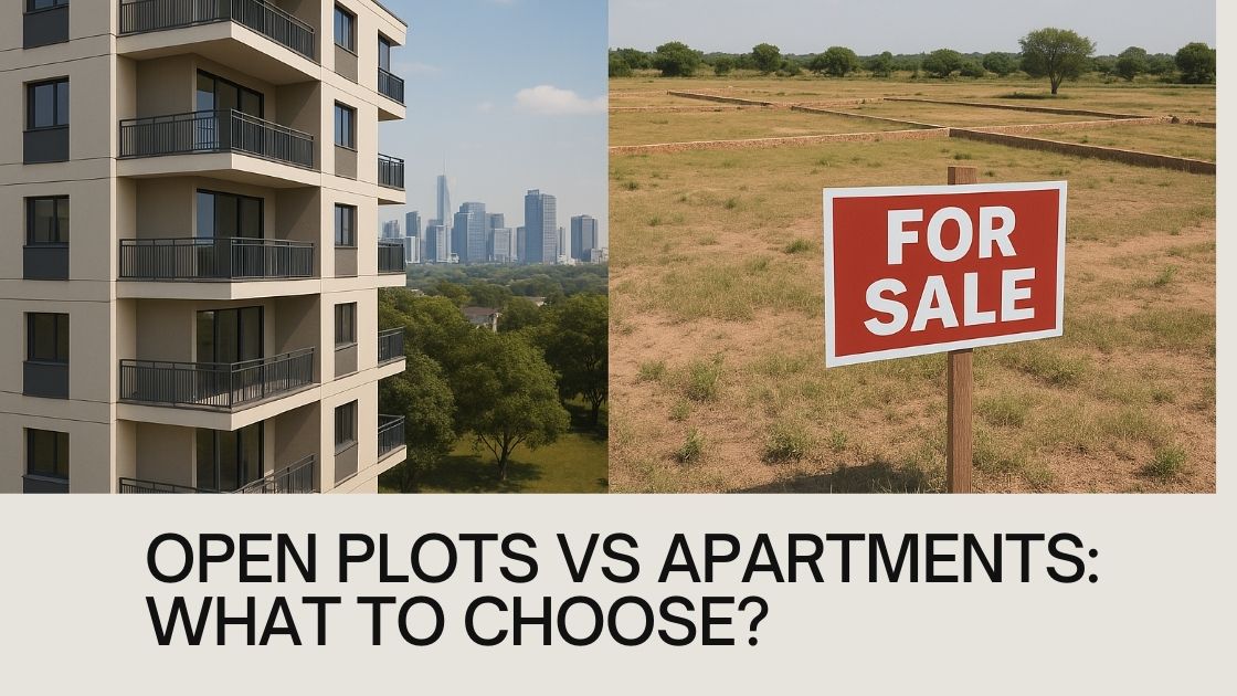 Comparing Investment in Open Plots vs. Apartments in Hyderabad