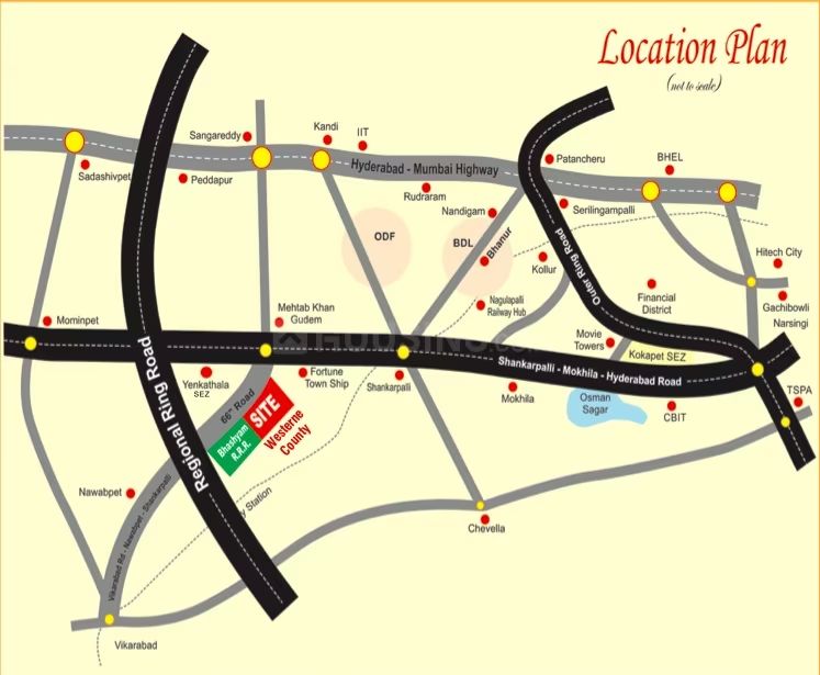 westerne county Location Plan